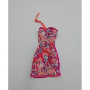 Barbie Doll Pink & Diamonds Fashionista  Short Mini‎ Sundress Neck Strap Clothes
